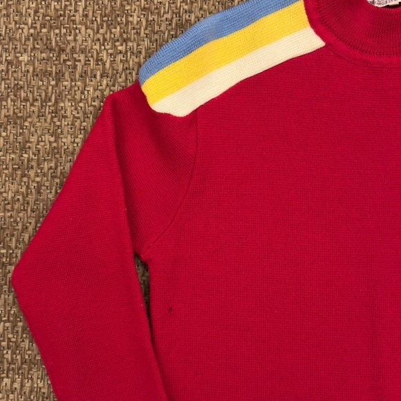 Vintage 60s Wool Ski Sweater - Picture 3 of 16